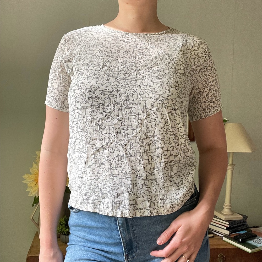 *SOLD* VINTAGE SILK SHIRT